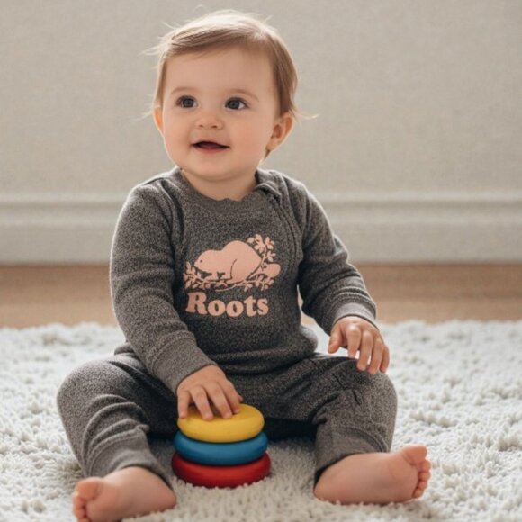 Roots Cooper Beaver Jumpsuit 6-12 Months - Picture 11 of 11